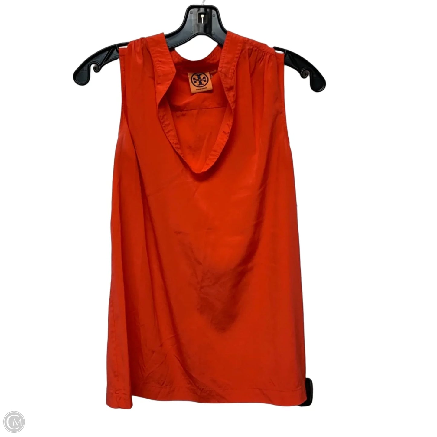 Blouse Designer By Tory Burch In Orange, Size: S