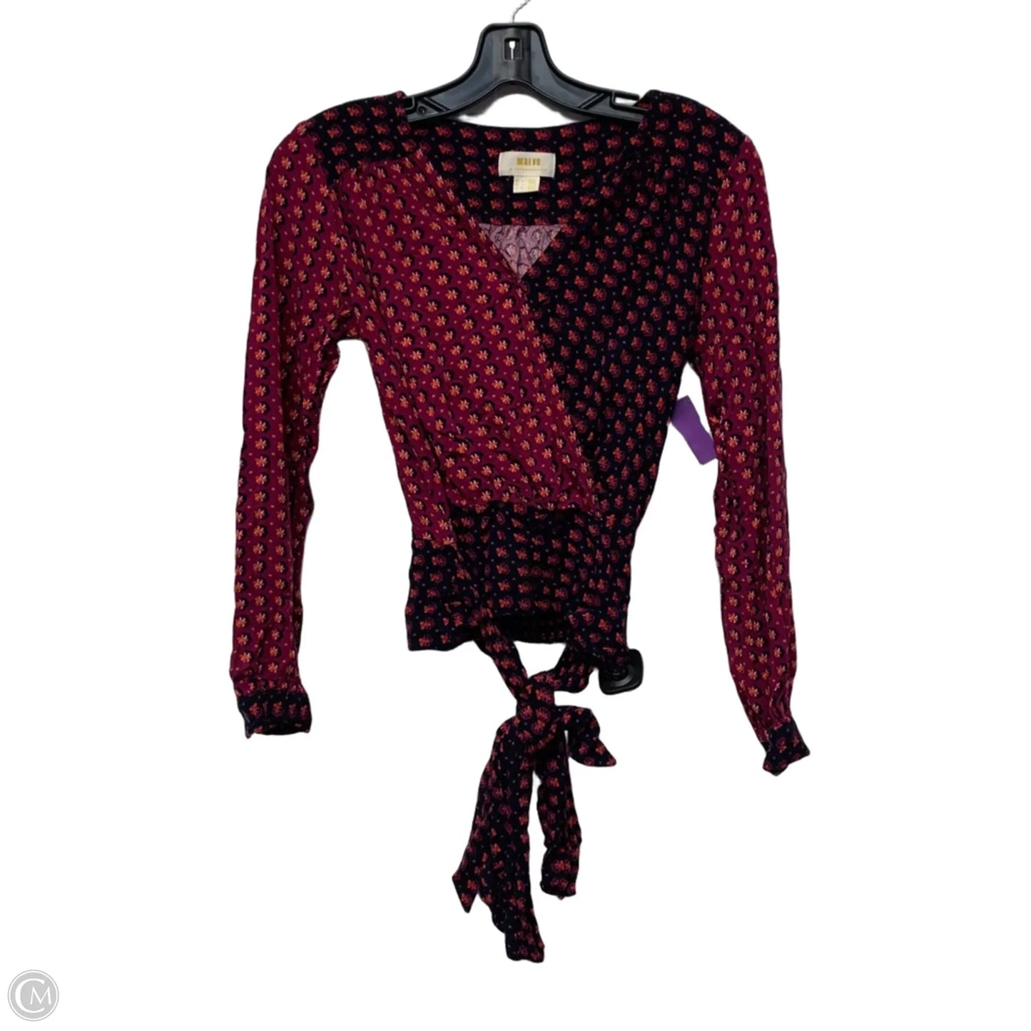 Top Long Sleeve By Maeve In Purple, Size: Xs
