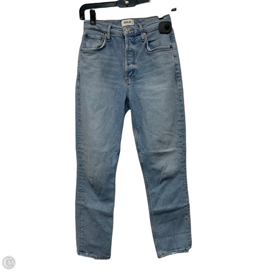 Jeans Designer By Agolde In Blue Denim, Size: 0