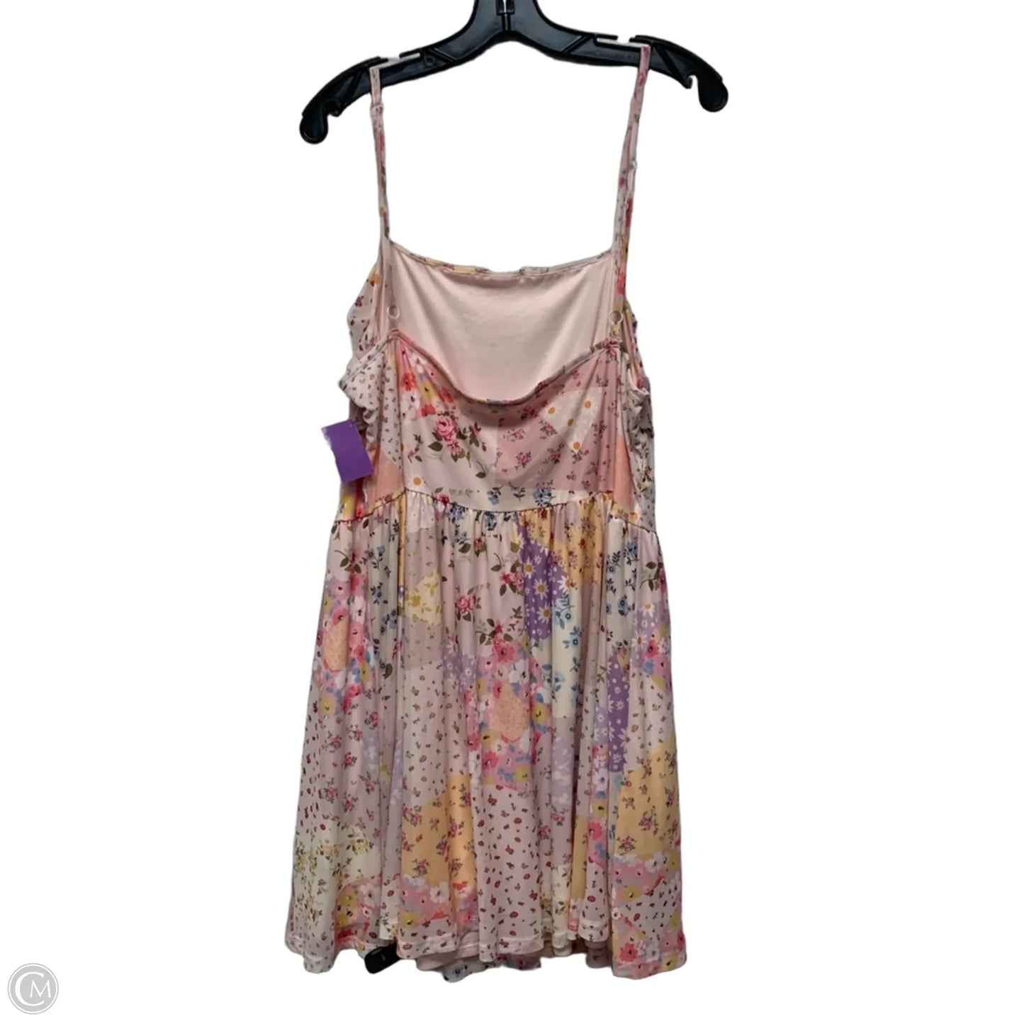 Dress Casual Short By Shein In Floral Print, Size: 3x