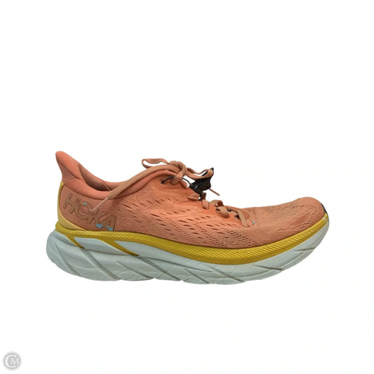 Shoes Athletic By Hoka In Orange, Size: 10