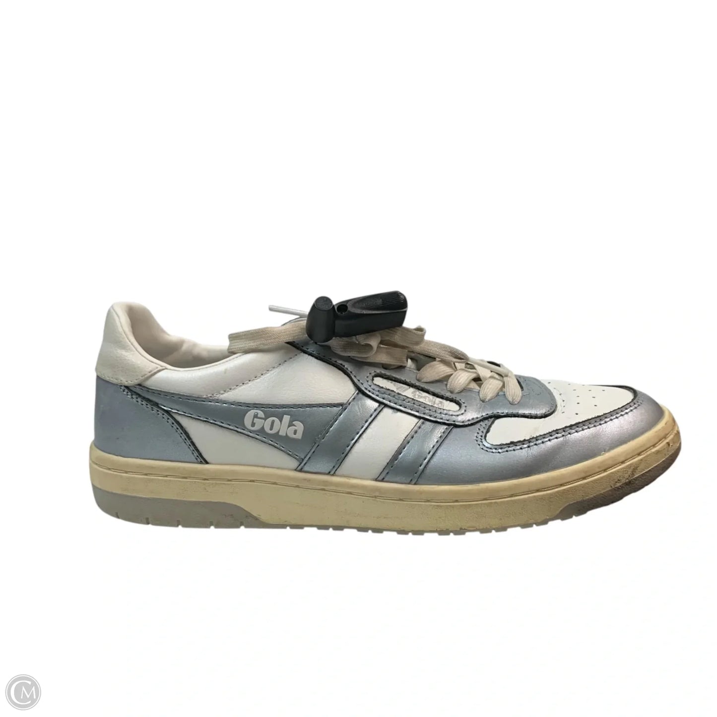 Shoes Sneakers By Gola In Grey & White, Size: 8