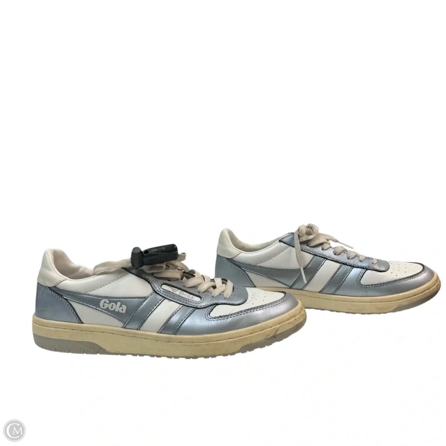 Shoes Sneakers By Gola In Grey & White, Size: 8