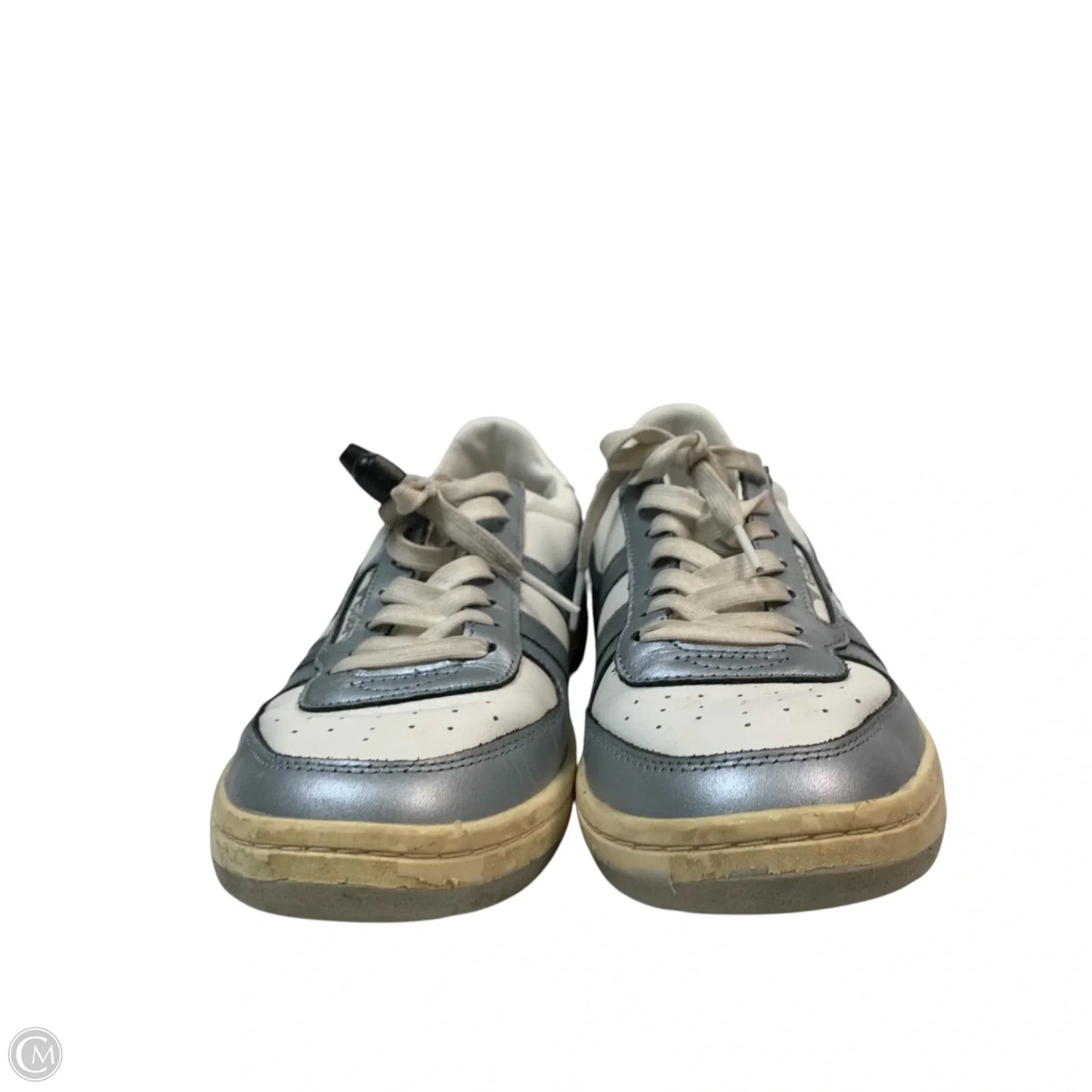 Shoes Sneakers By Gola In Grey & White, Size: 8