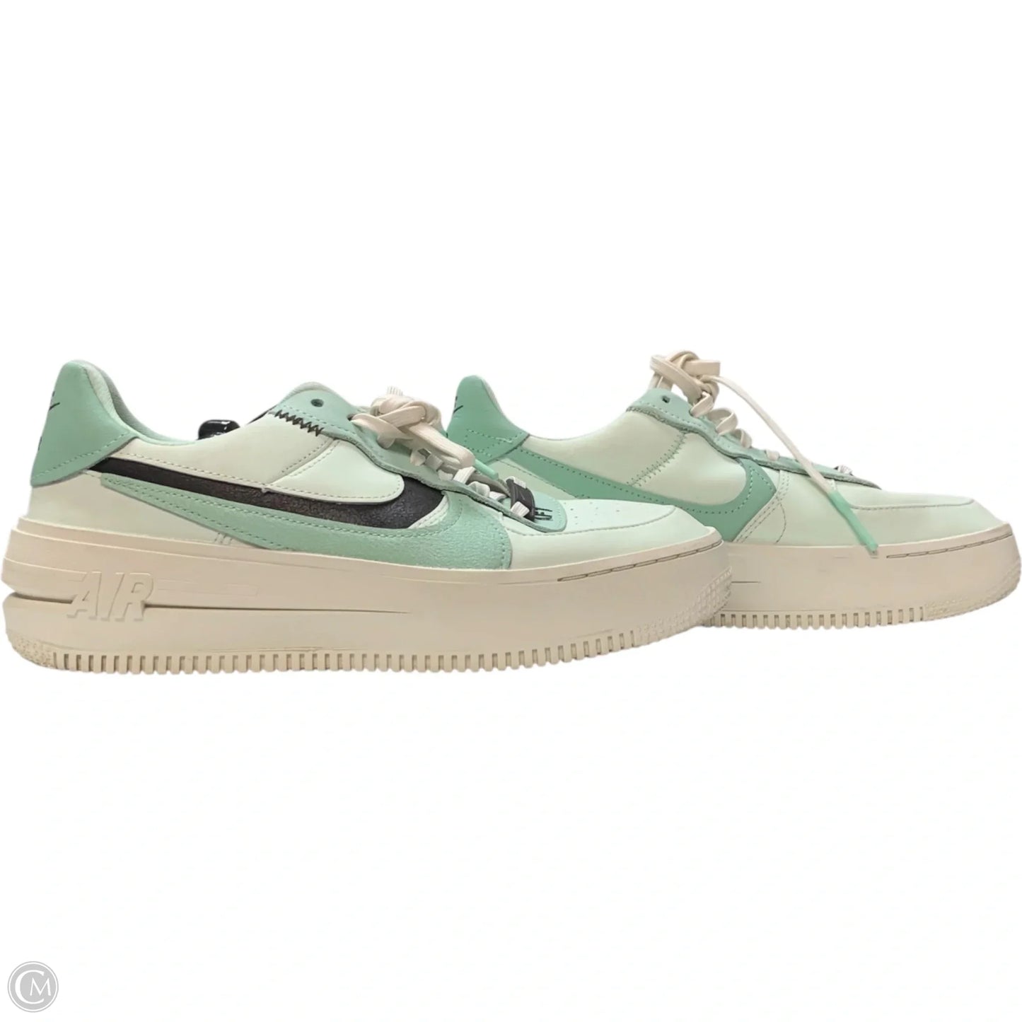 Shoes Sneakers By Nike In Green, Size: 9