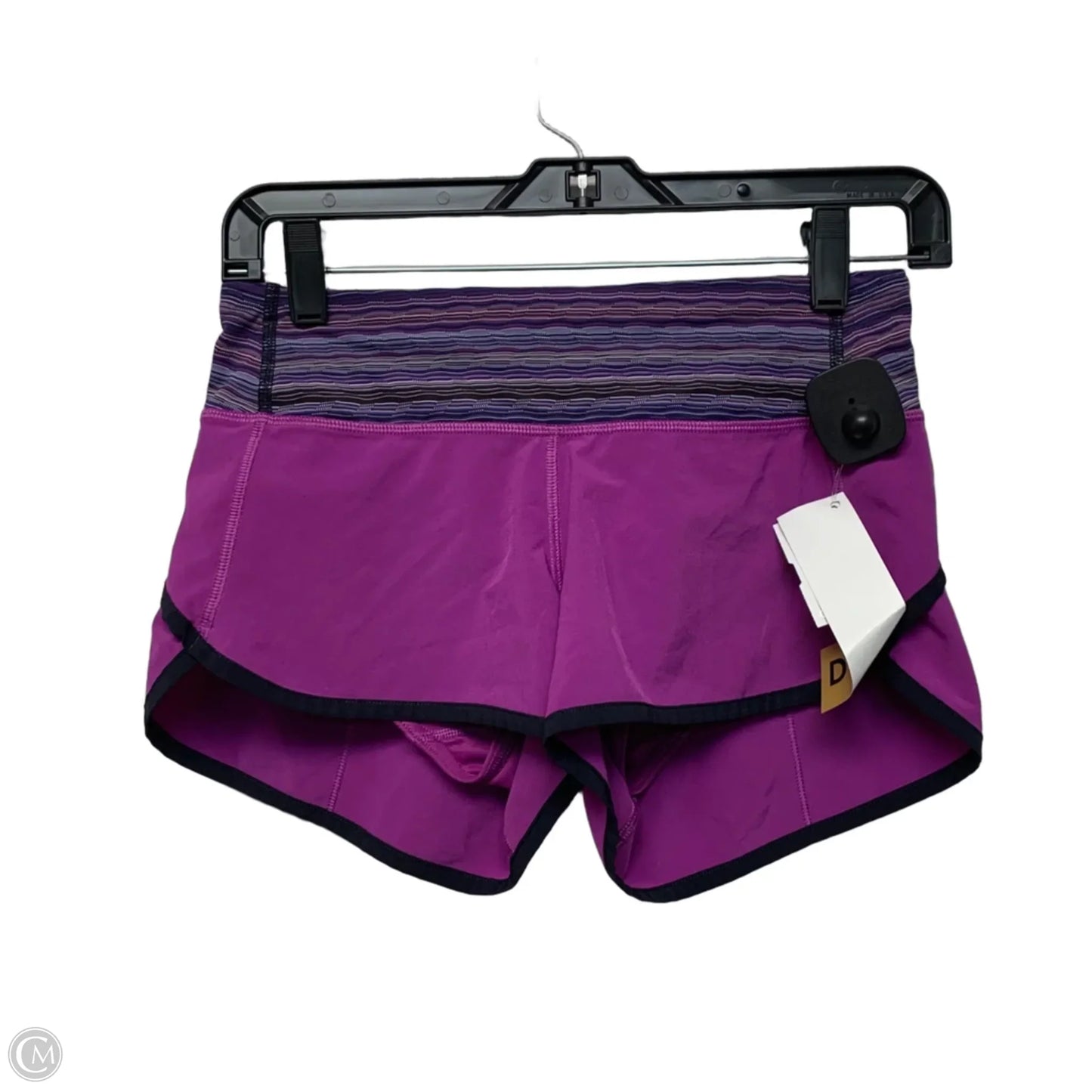 Athletic Shorts By Lululemon In Purple, Size: Xs