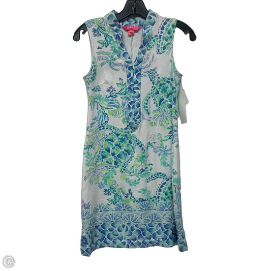 Dress Designer By Lilly Pulitzer In Blue, Size: Xxs