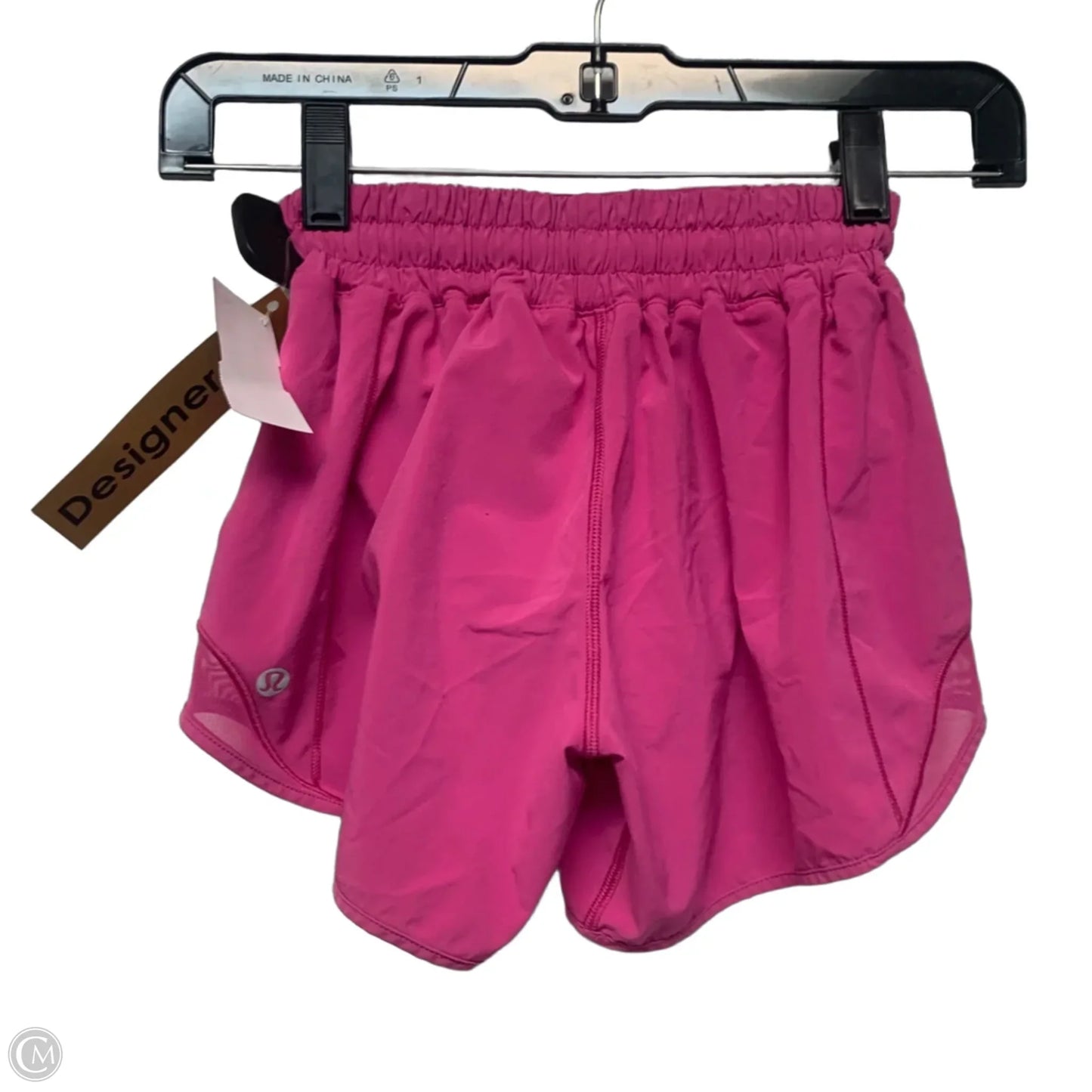 Athletic Shorts By Lululemon In Pink, Size: Xs
