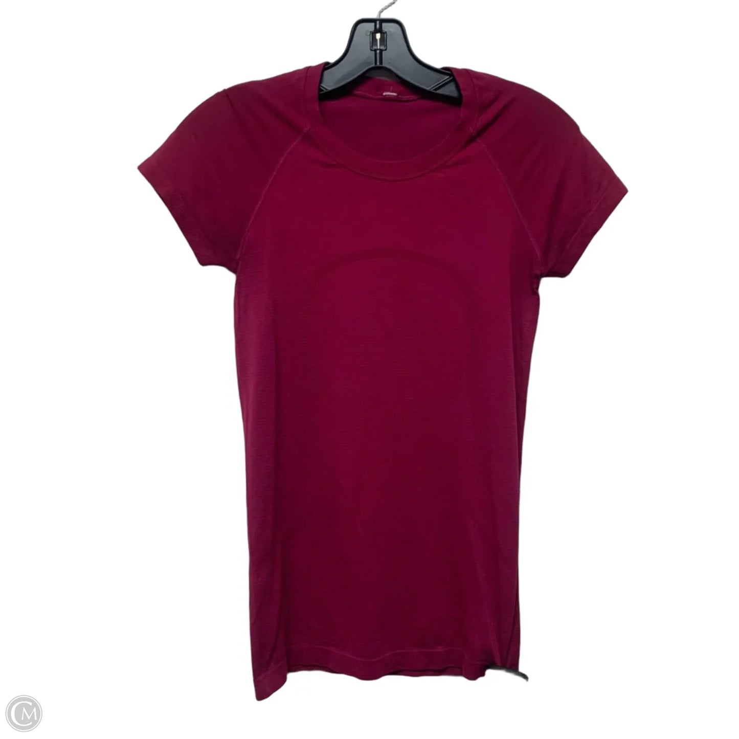 Athletic Top Short Sleeve By Lululemon In Purple, Size: S