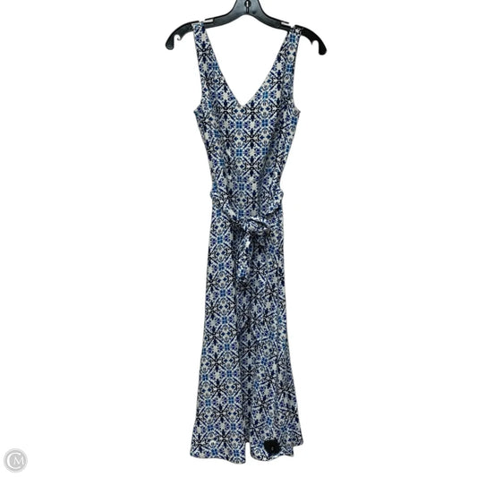 Dress Casual Maxi By White House Black Market In Blue & White, Size: Xs