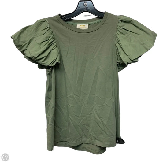 Top Short Sleeve By Maeve In Green, Size: S