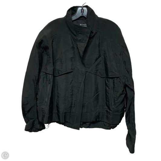 Jacket Windbreaker By Athleta In Black, Size: Xl