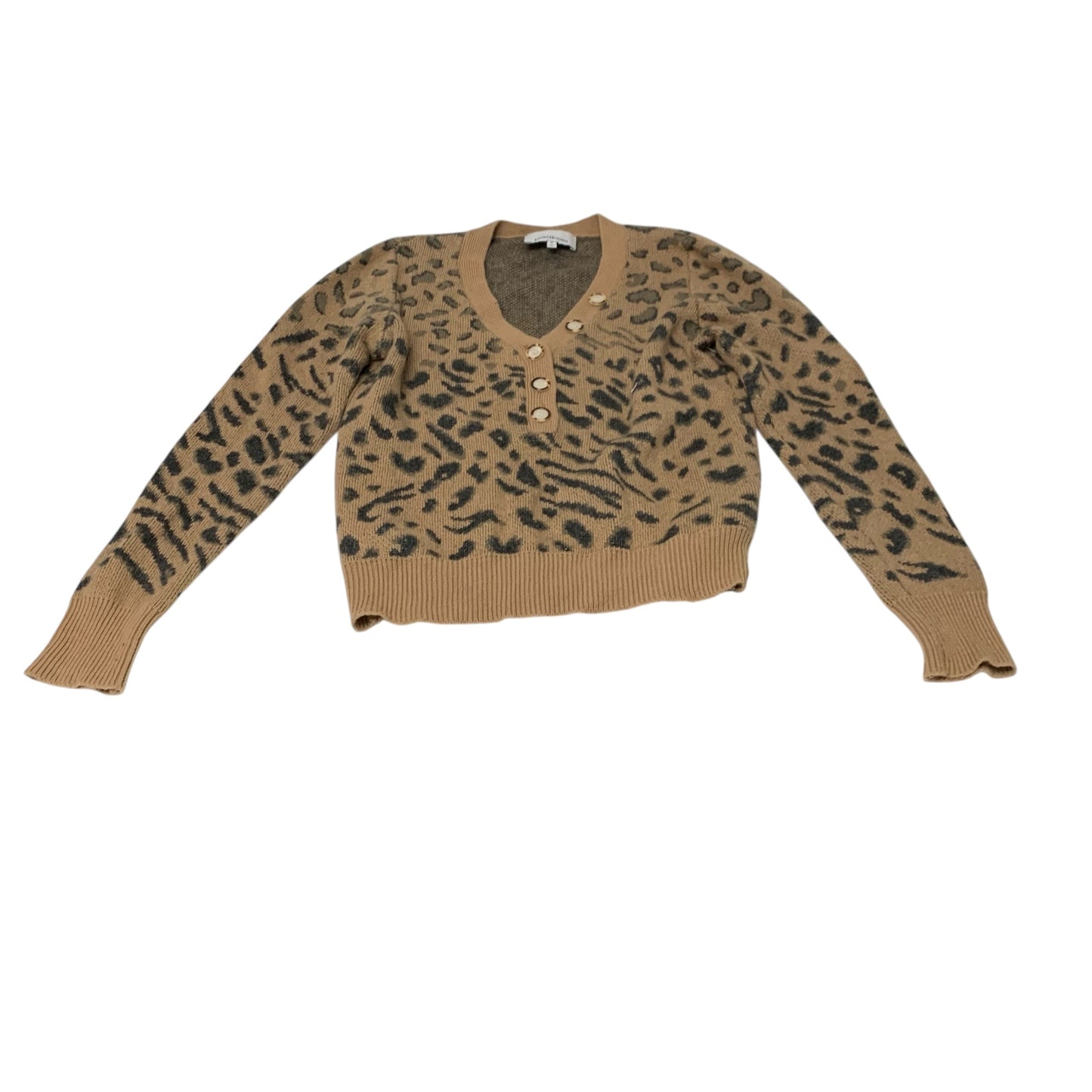 Sweater By Heratloom In Animal Print, Size: M