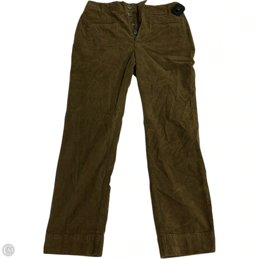 Pants Corduroy By Free People In Green, Size: Xs