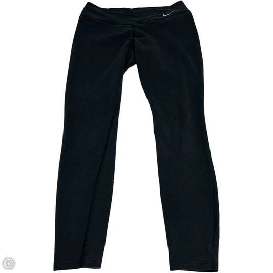 Athletic Leggings By Nike Apparel In Black, Size: M