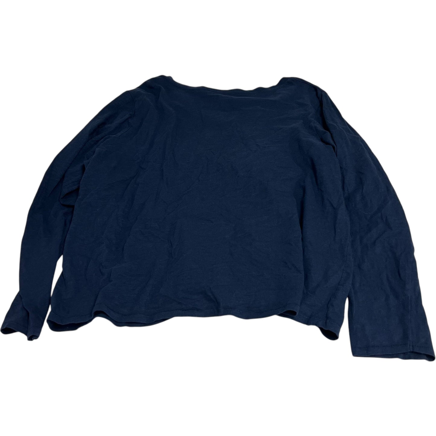 Top Long Sleeve Basic By Sonoma In Navy, Size: Xxl