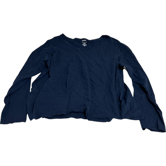 Top Long Sleeve Basic By Sonoma In Navy, Size: Xxl