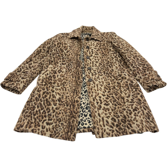 Coat Wool By J. Crew In Animal Print, Size: Xs