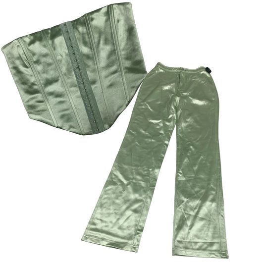 Pants Set 2pc By White Fox In Green, Size: S