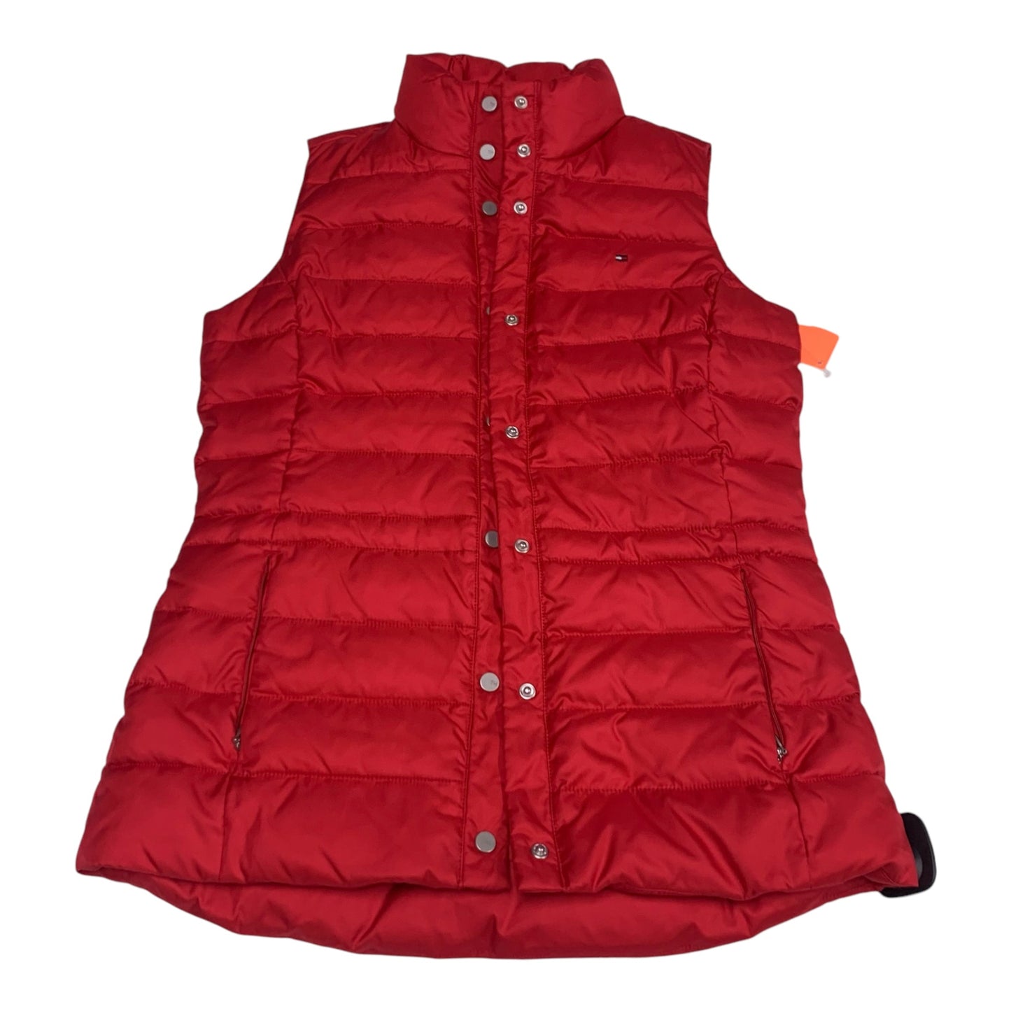 Vest Puffer & Quilted By Tommy Hilfiger In Red, Size: Xs