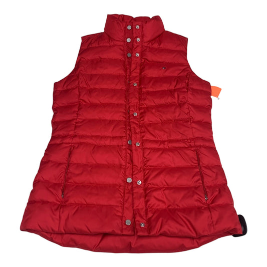 Vest Puffer & Quilted By Tommy Hilfiger In Red, Size: Xs