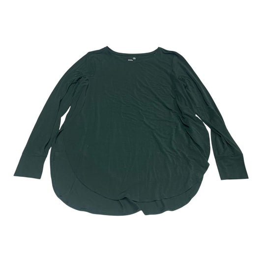 Athletic Top Long Sleeve Crewneck By Gapfit In Green, Size: M