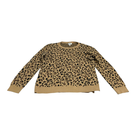 Top Long Sleeve By J. Crew In Animal Print, Size: S