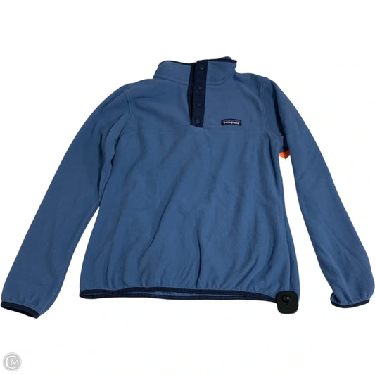 Sweatshirt Collar By Patagonia In Blue, Size: S