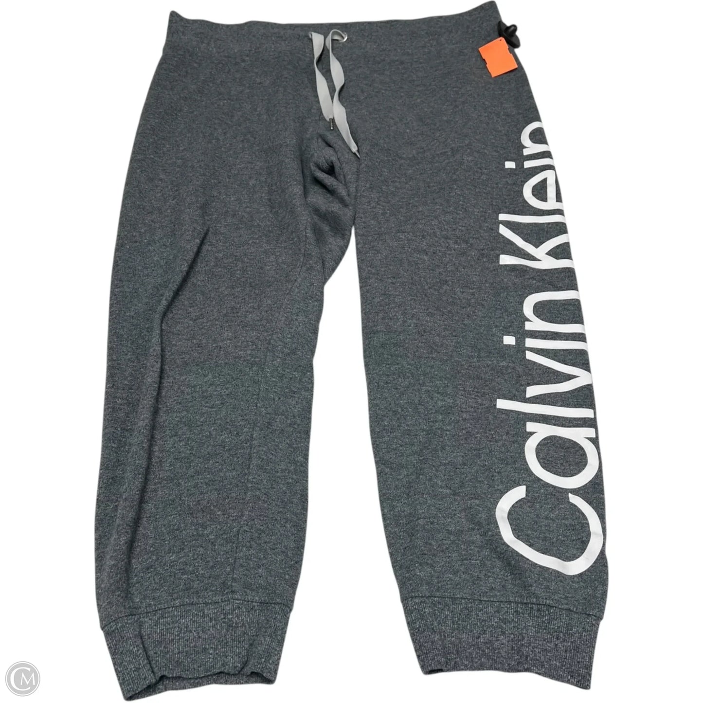 Athletic Pants By Calvin Klein Performance In Grey, Size: Xxl