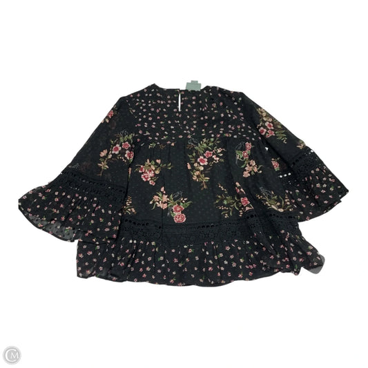 Top Long Sleeve By Maeve In Floral Print, Size: Xs