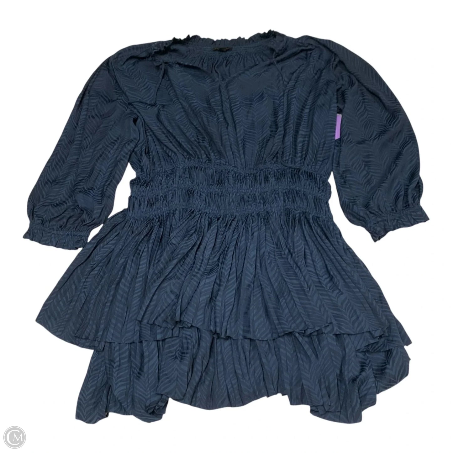 Dress Casual Short By Current Air In Blue, Size: L