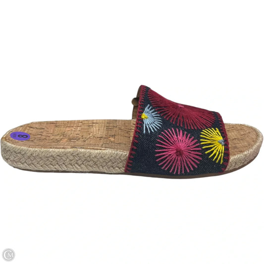 Sandals Designer By Jack Rogers In Navy, Size: 8