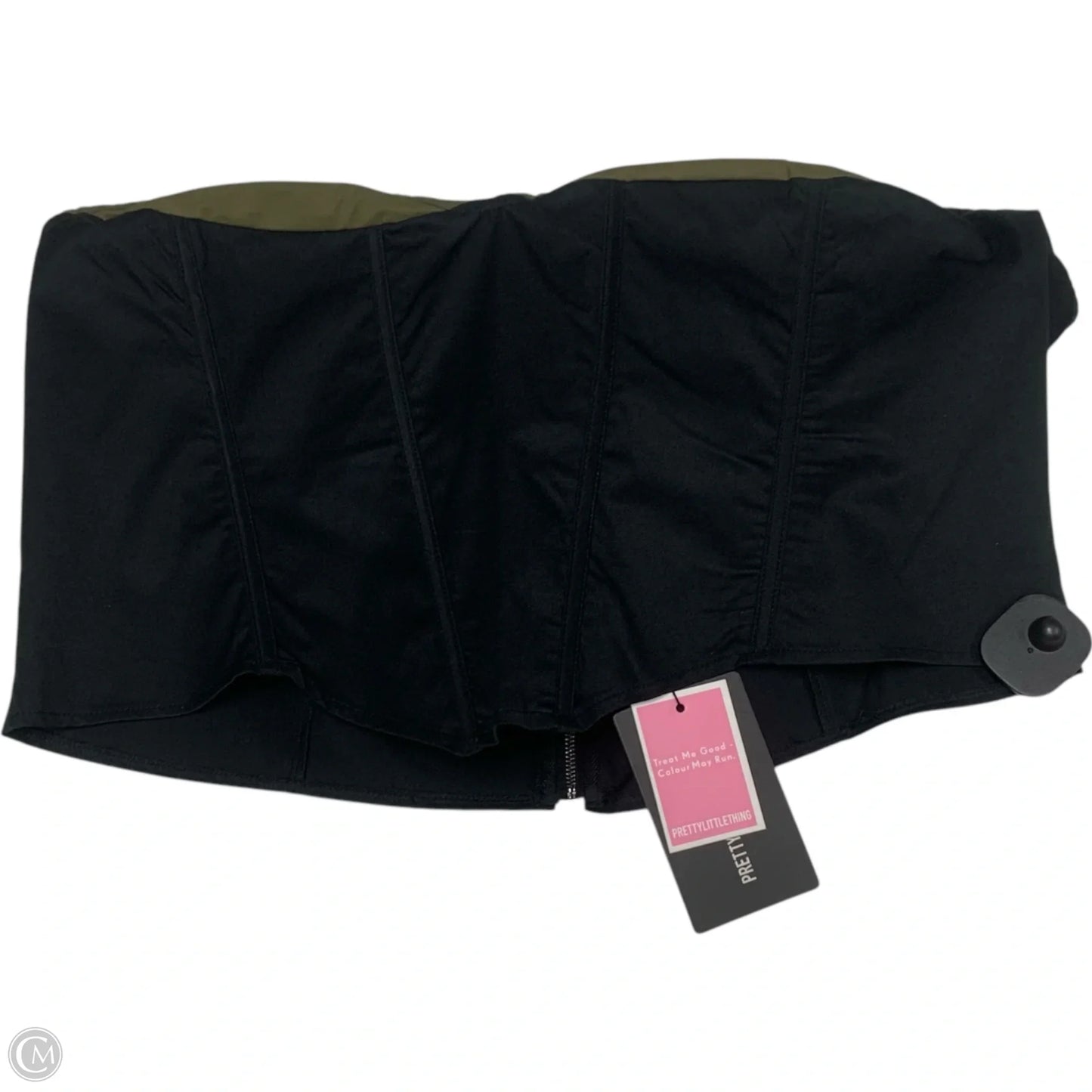 Top Sleeveless By Pretty Little Thing In Black, Size: 1x