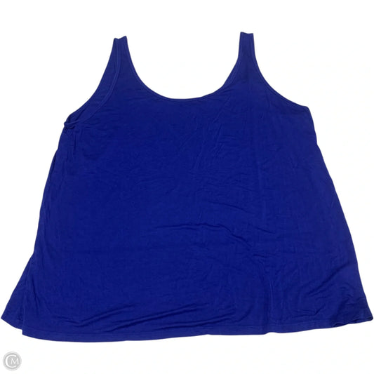 Top Sleeveless Basic By Lane Bryant In Blue, Size: 1x