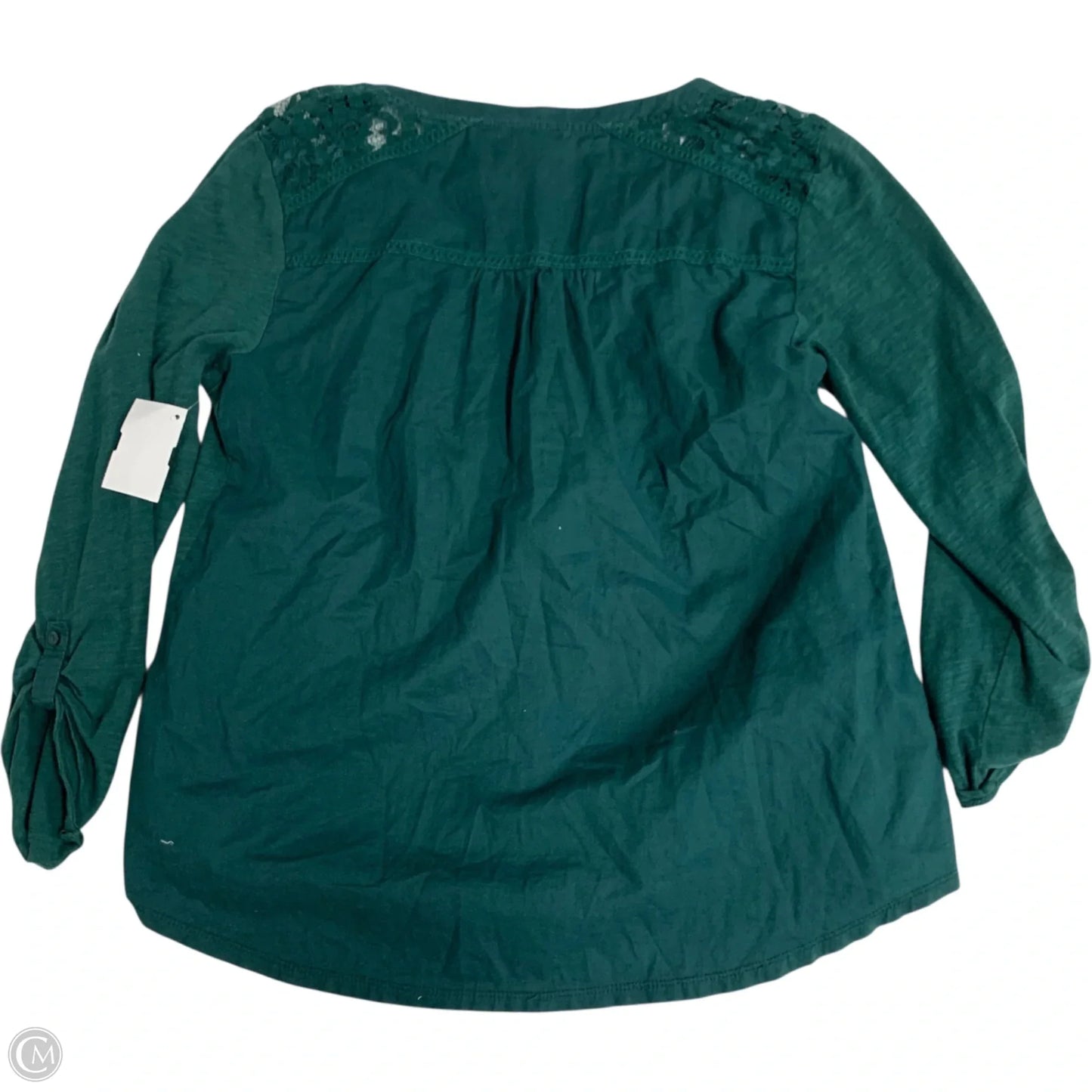 Top Long Sleeve By Meadow Rue In Green, Size: S