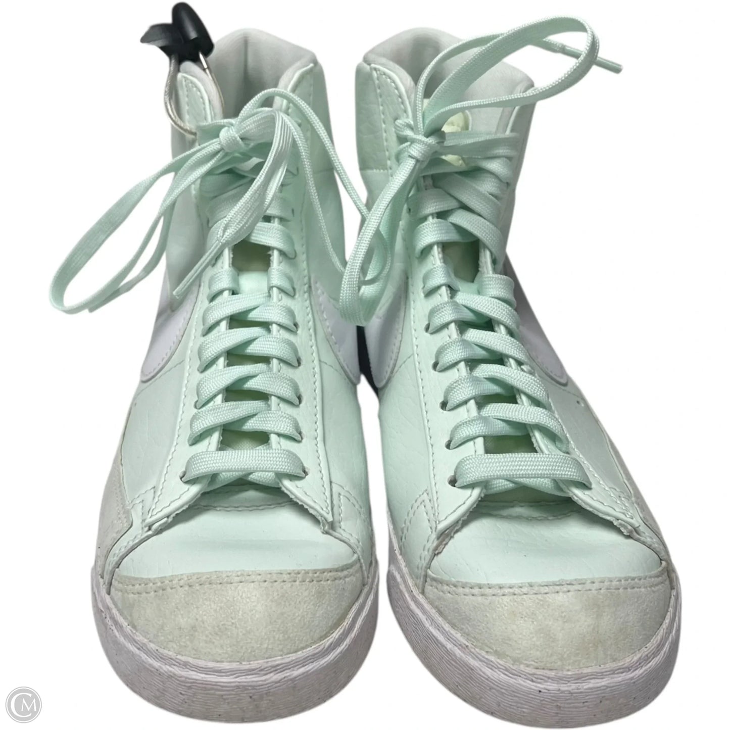 Shoes Sneakers By Nike In Green, Size: 8