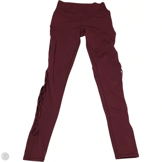 Athletic Leggings By Alo In Red, Size: S