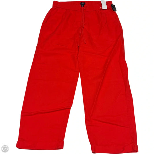 Pants Linen By J. Crew In Orange, Size: 8