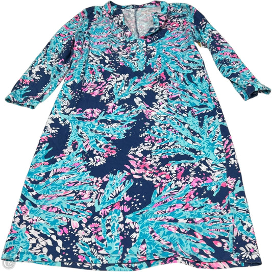 Dress Designer By Lilly Pulitzer In Blue & Pink, Size: L
