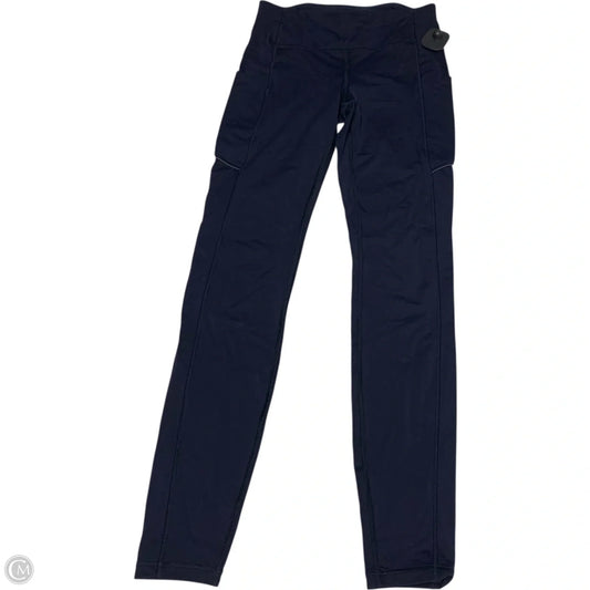 Athletic Leggings By Lululemon In Navy, Size: S