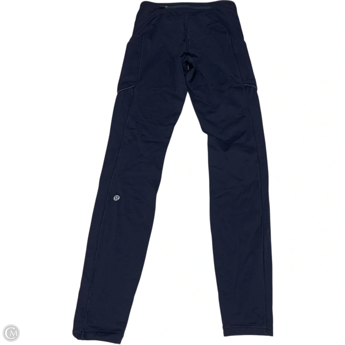 Athletic Leggings By Lululemon In Navy, Size: S