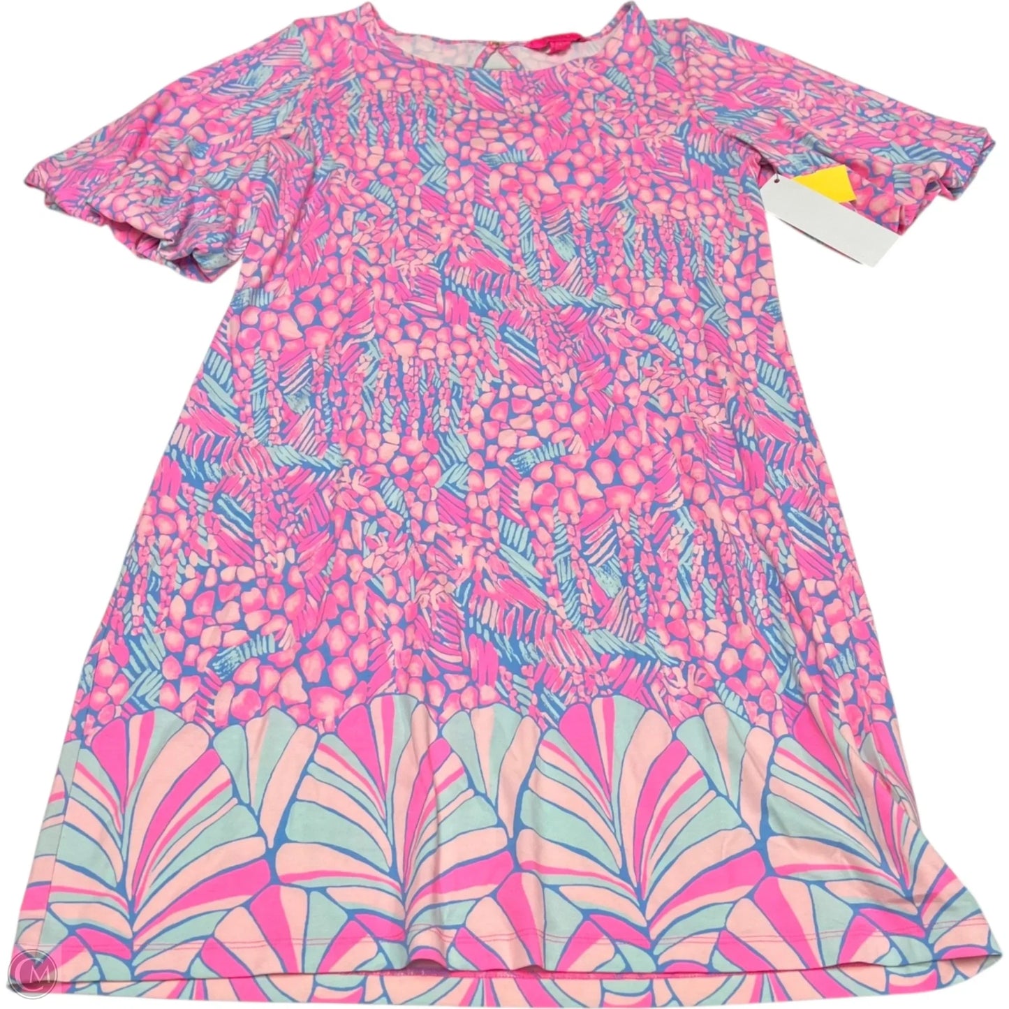 Dress Designer By Lilly Pulitzer In Blue & Pink, Size: M