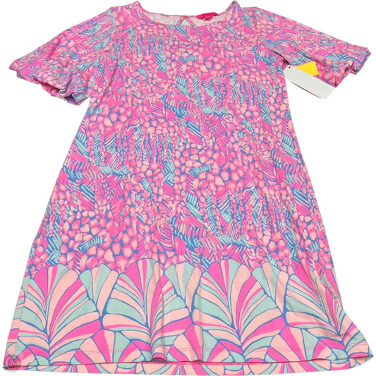 Dress Designer By Lilly Pulitzer In Blue & Pink, Size: M