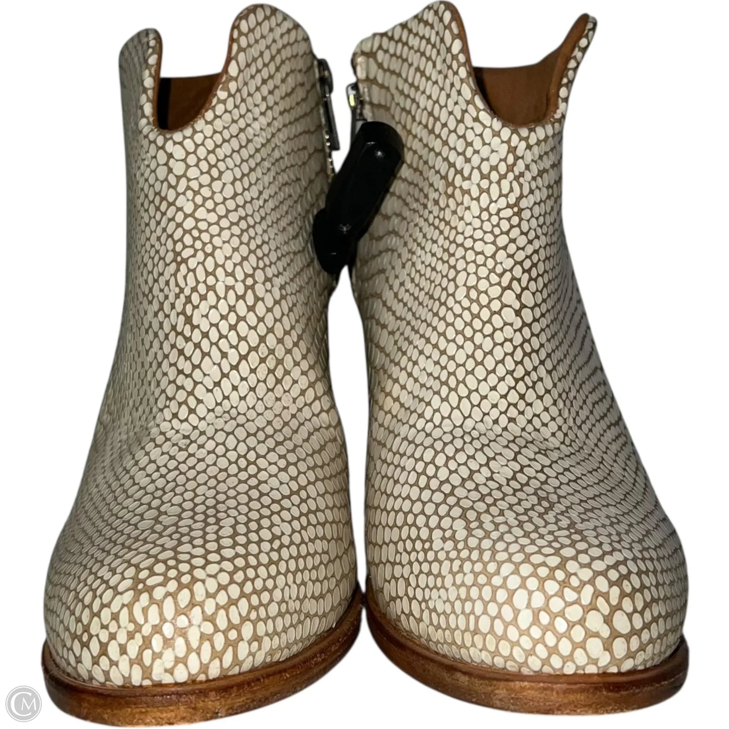 Boots Designer By Freebird In Cream & Tan, Size: 8