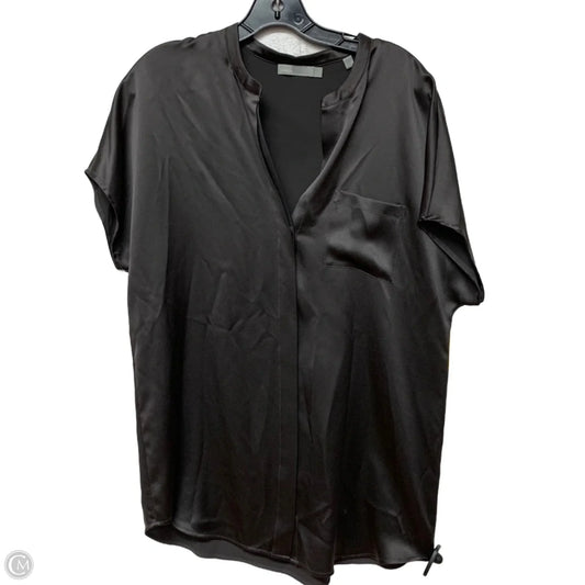 Blouse Short Sleeve By Vince In Purple, Size: M