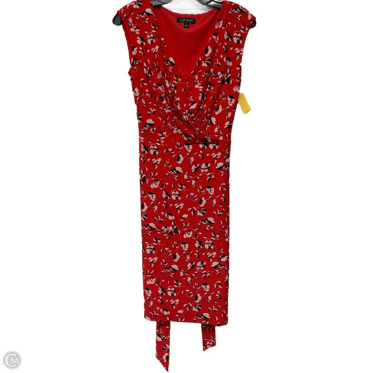 Dress Work By Ralph Lauren In Red, Size: S