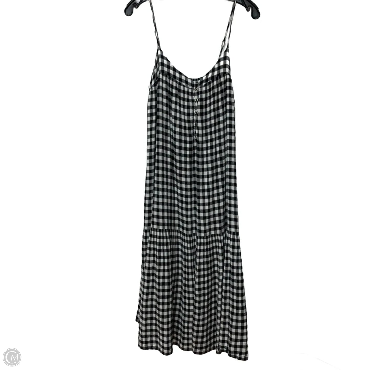 Dress Casual Maxi By Lucky Brand In Black & White, Size: S