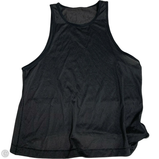 Athletic Tank Top By Lululemon In Black, Size: M