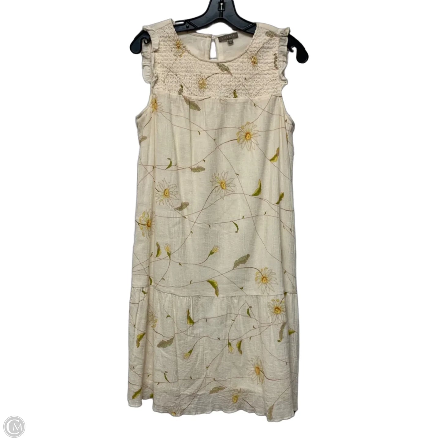 Dress Casual Midi By Lilla P In Cream, Size: M
