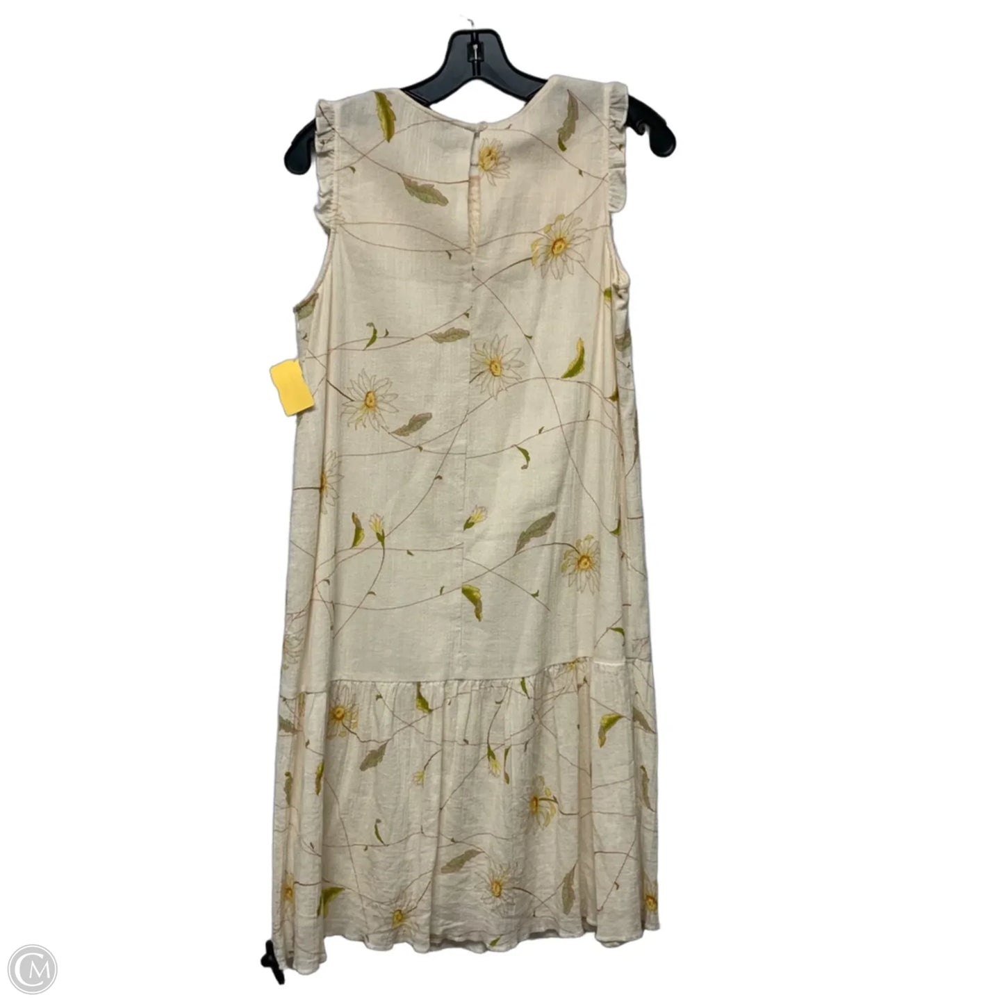 Dress Casual Midi By Lilla P In Cream, Size: M